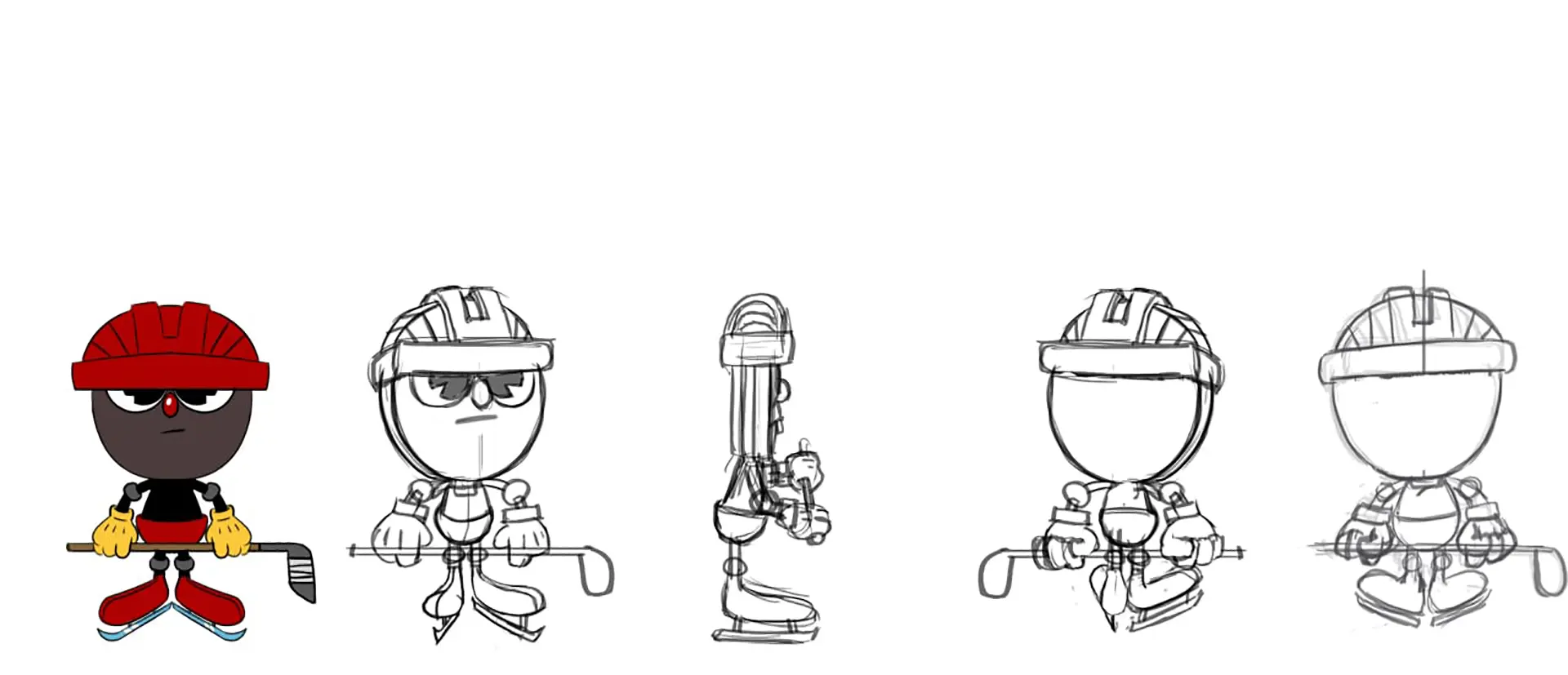 The Betzies - expressive 2D character design sheets sketches | Frame 17