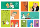 Editorial Portfolio - premium editorial magazine digital illustration book cover | Frame 2