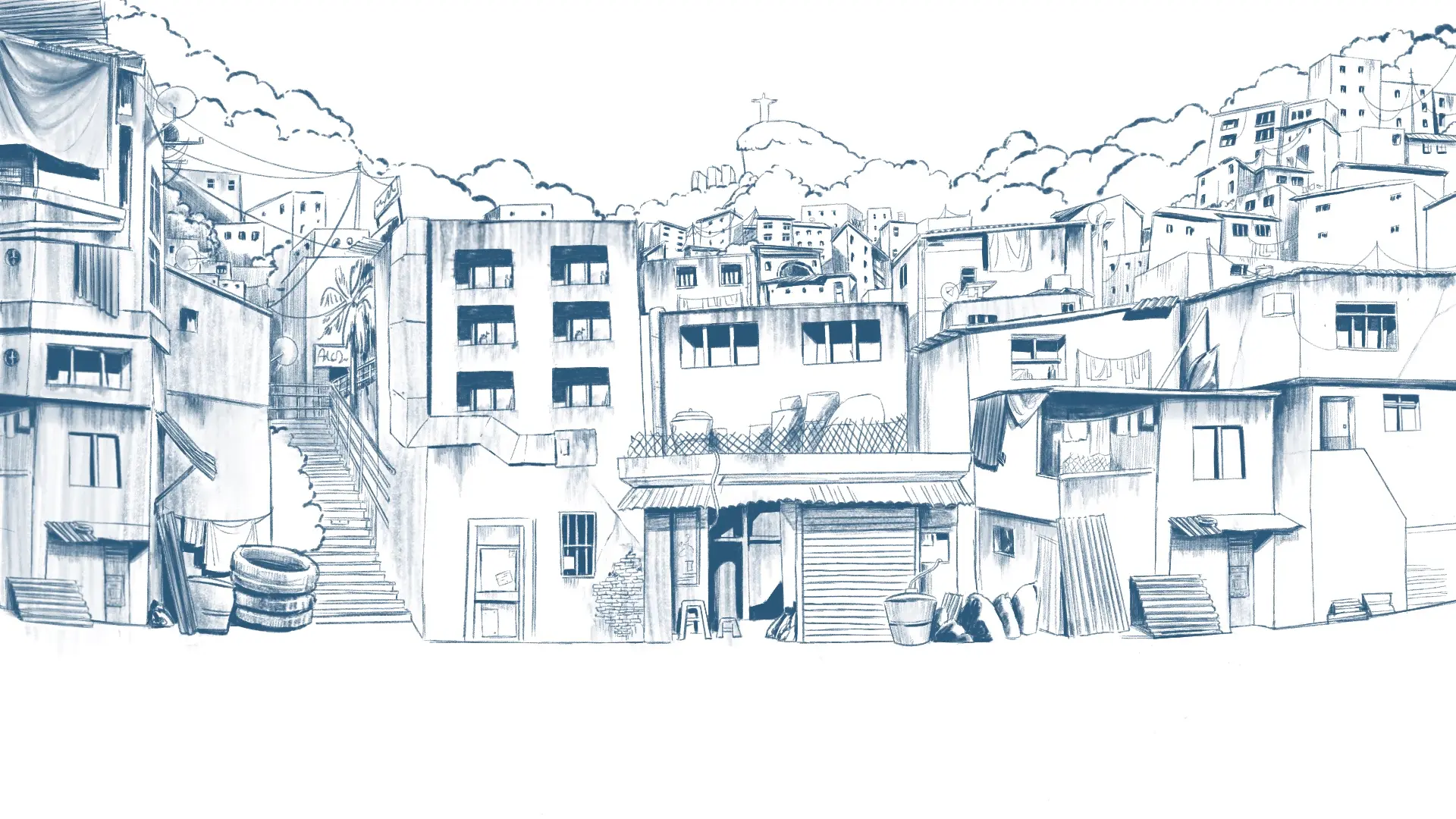 Heaven 11 - cinematic football anime environment layout | Frame 4